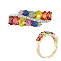 Bague en or et Saphir orange (Adela Gold)