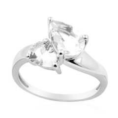 Bague en argent et Danburite
