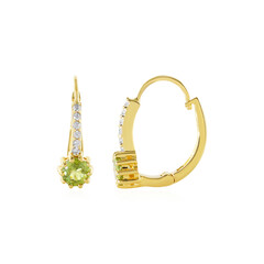 Boucles d'oreilles en argent et Sphène