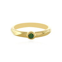 Bague en argent et Diamant vert I3