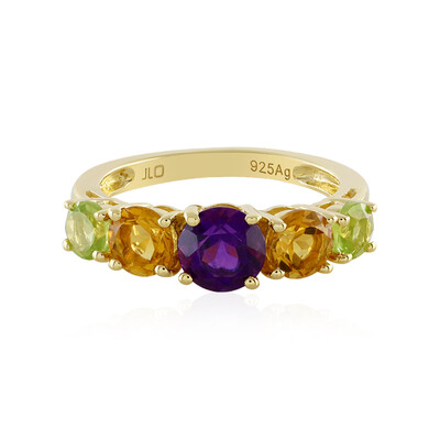 Bague en argent et Améthyste de Zambie