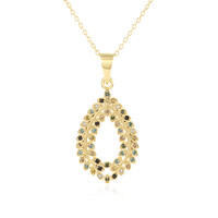Collier en argent et Diamant bleu I3