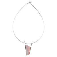 Collier en argent et Agate dentelle