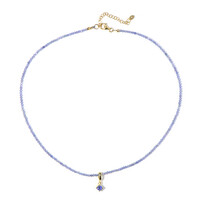 Collier en argent et Tanzanite