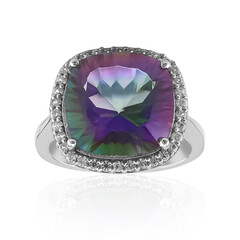 Bague en argent et Quartz mystique