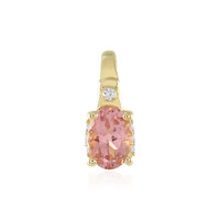 Pendentif en argent et Tourmaline