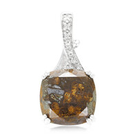 Pendentif en argent et Quartz Dinosaure