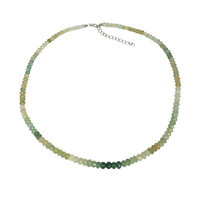 Collier en argent et Aquaprase