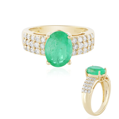 Bague en or et Emeraude de Russie (AMAYANI)