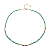 Collier en argent et Emeraude de Zambie