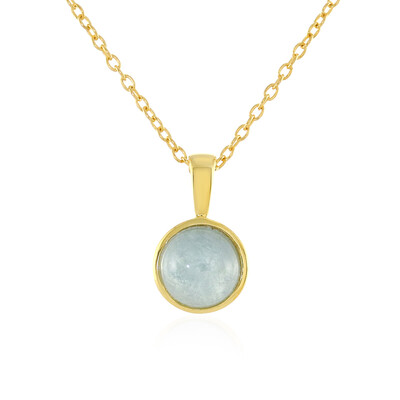 Collier en argent et Aigue-marine