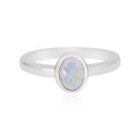 Bague en argent et Opale Welo