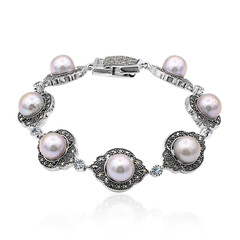 Bracelet en argent et Perle de culture d'eau douce (Annette classic)