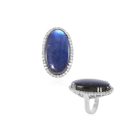 Bague en argent et Labradorite
