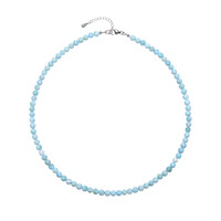 Collier en argent et Larimar