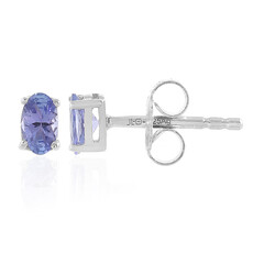 Boucles d'oreilles en argent et Tanzanite