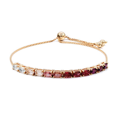 Bracelet en argent et Grenat Rhodolite