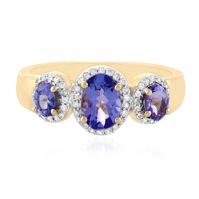 Bague en or et Tanzanite
