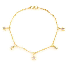 Bracelet en argent et Diamant I2 (I)