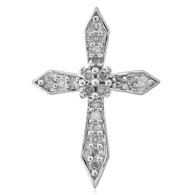 Pendentif en argent et Diamant I2 (I)