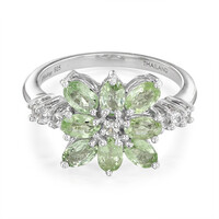Bague en argent et Tourmaline Paraïba