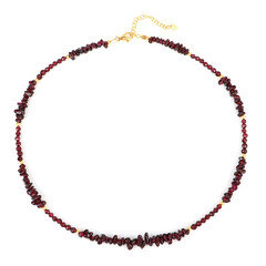 Collier en argent et Grenat d'Inde