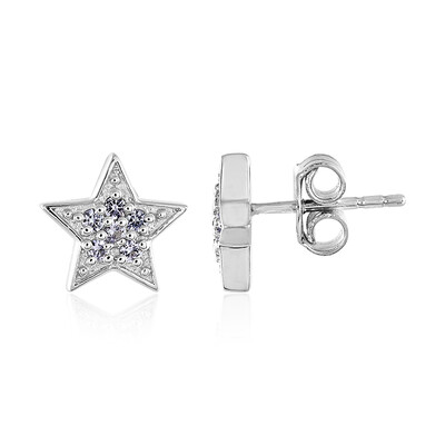 Boucles d'oreilles en argent et Tanzanite
