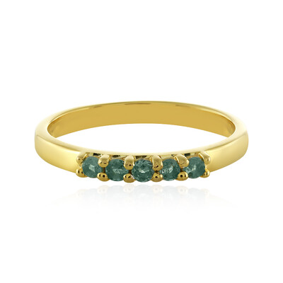 Bague en argent et Indicolite