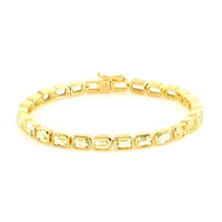 Bracelet en laiton et Quartz citron (Juwelo Style)