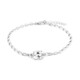 Bracelet en argent et Topaze blanche
