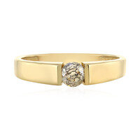 Bague en or et Diamant chocolat I1