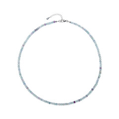 Collier en argent et Fluorite