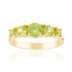 Bague en or et Sphène de Capelinha