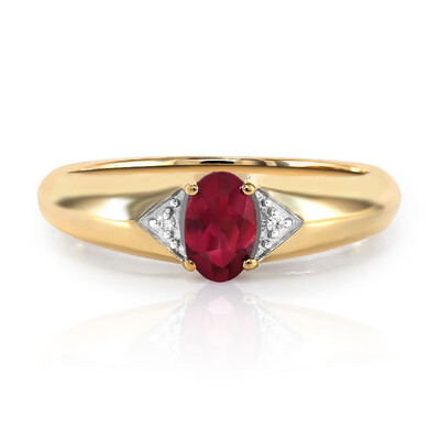 Bague en or et Rubellite