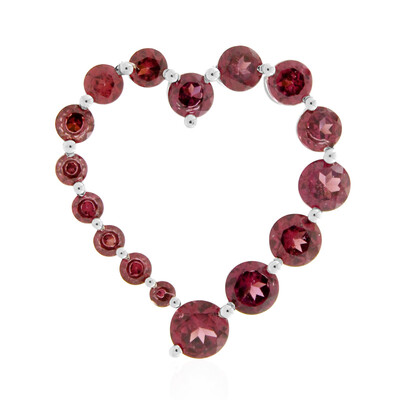 Pendentif en argent et Grenat Rhodolite