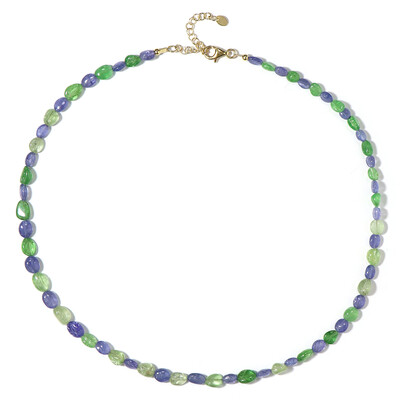 Collier en argent et Tanzanite