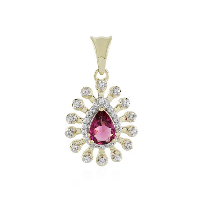 Pendentif en or et Tourmaline rose (Adela Gold)