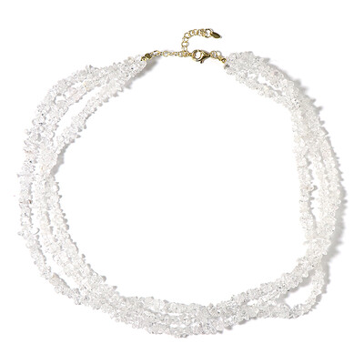 Collier en argent et Quartz blanc