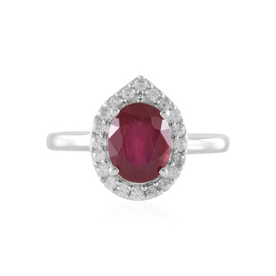 Bague en argent et Rubis de Bemainty