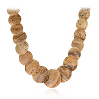 Collier en argent et Jaspe Paysage (Dallas Prince Designs)