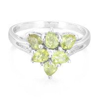 Bague en argent et Tourmaline Paraïba