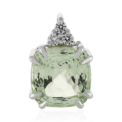 Pendentif en argent et Améthyste verte (PHANTASIA)