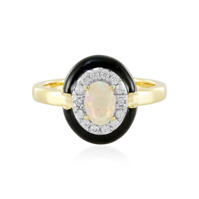 Bague en argent et Opale Welo