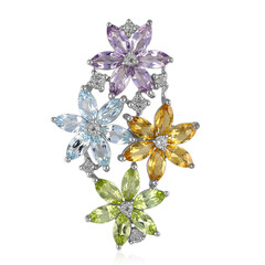 Pendentif en argent et Améthyste