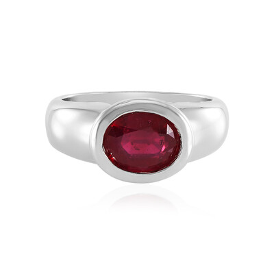 Bague en argent et Rubis de Bemainty