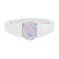 Bague en argent et Opale Welo