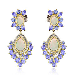 Boucles d'oreilles en argent et Opale Welo (Dallas Prince Designs)