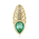 Pendentif en or et Emeraude de Zambie AAA (de Melo)