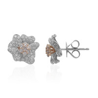 Boucles d'oreilles en or et Diamant rose I1 (CIRARI)