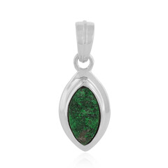 Pendentif en argent et Uvarovite